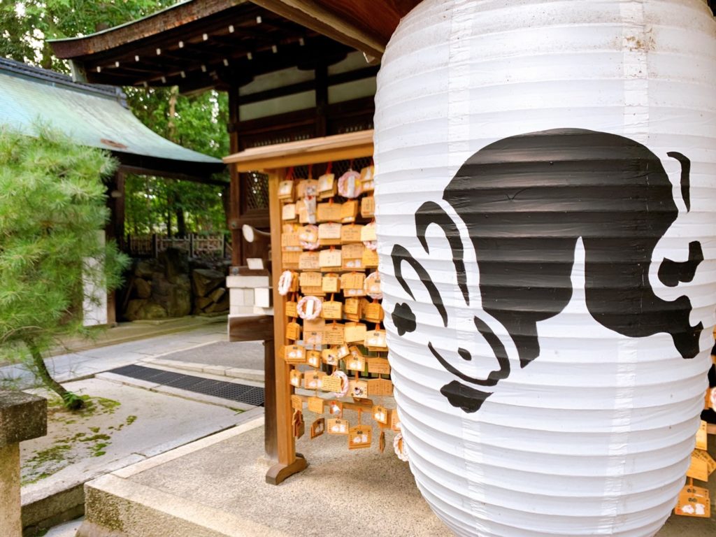 岡崎神社　うさぎ　ちょうちん